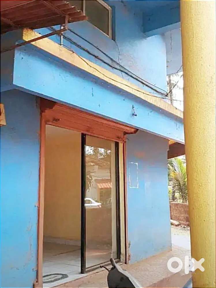 Shop with mezzanine/upper floor for rent St.Cruz,Goa For Rent