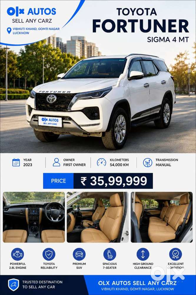 Toyota Fortuner 4x4 Mt 2.8 Diesel, 2023, Diesel