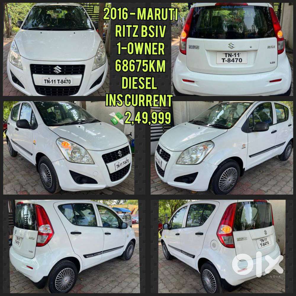 Maruti Suzuki Ritz Ldi Bs-iv, 2016, Diesel