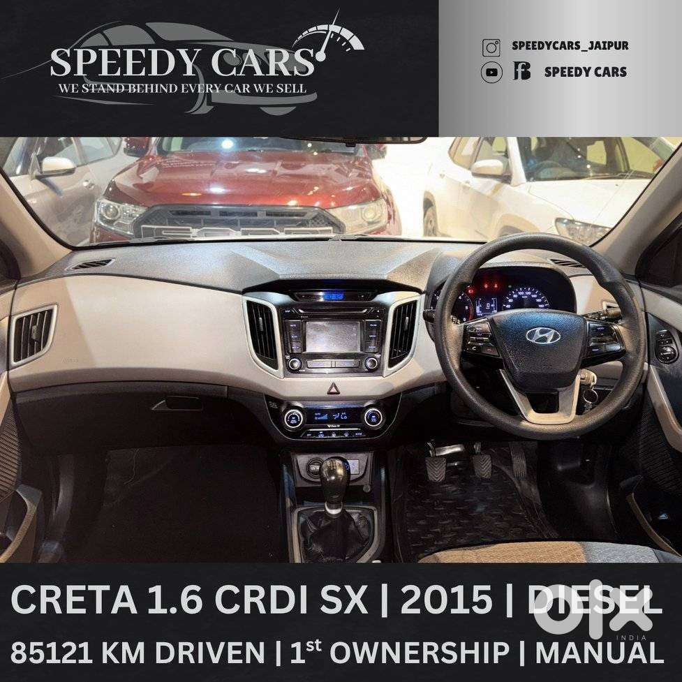 Hyundai Creta 1.6 Crdi Sx, 2015, Diesel