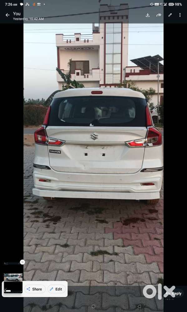 Maruti Suzuki Ertiga 1.5 Tour M Cng, 2022, Cng & Hybrids