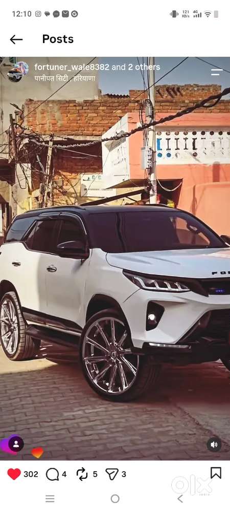 Modified Fortuner Loding 4 Lakh +