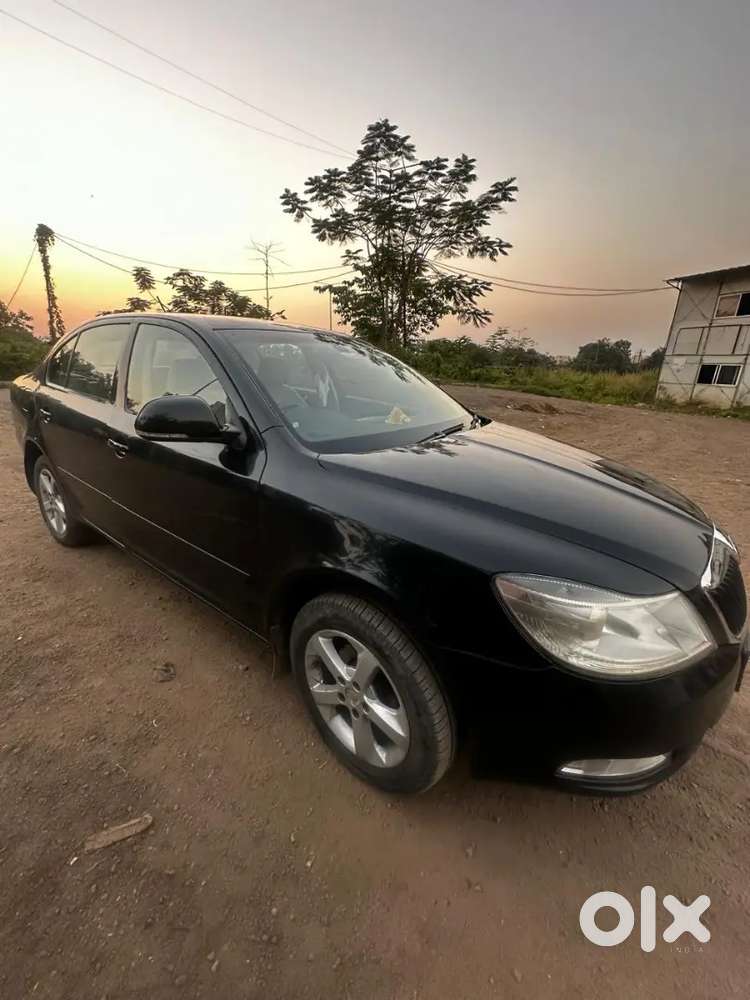 Skoda Laura Black Colour Near Interior