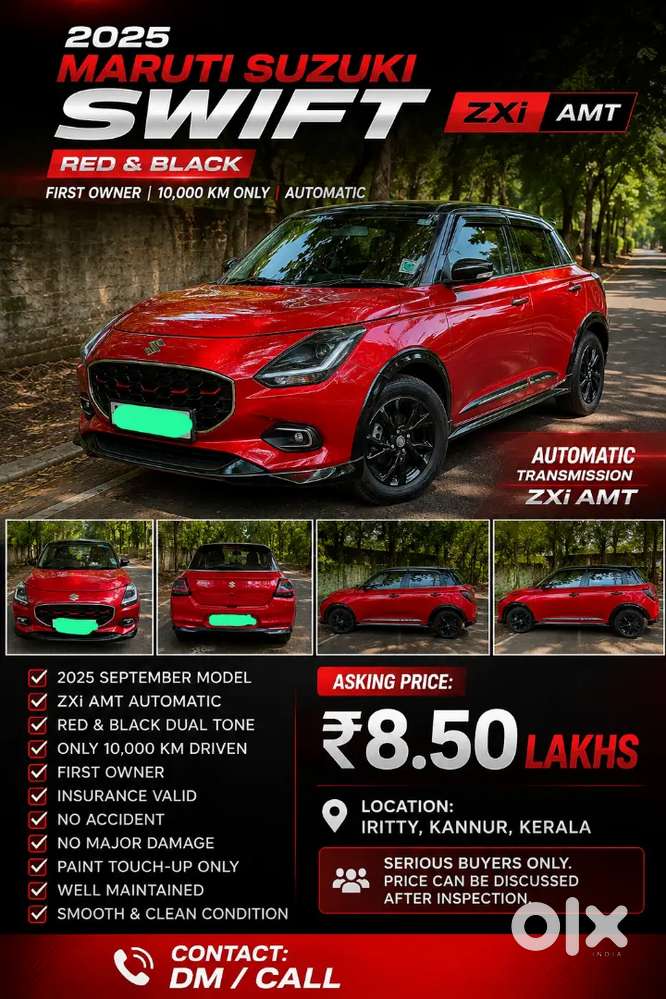 Maruti Suzuki Swift Zxi 2025 Petrol For Sale