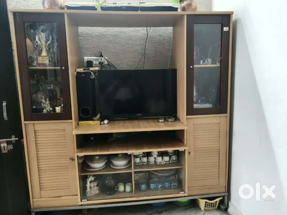 Good condition godrej tv cabinet