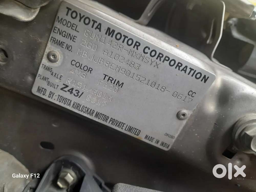 Toyota Innova Crysta G 8 Str, 2017, Diesel