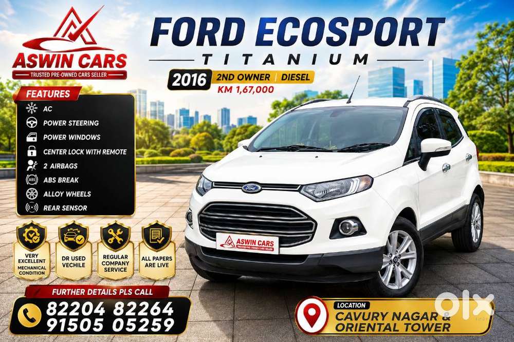 Ford Ecosport 1.5 Diesel Titanium, 2016, Diesel