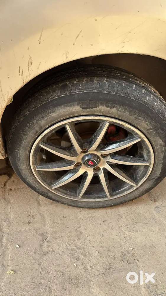 New Tyre New Seat Cover Charon Alloy Wheel