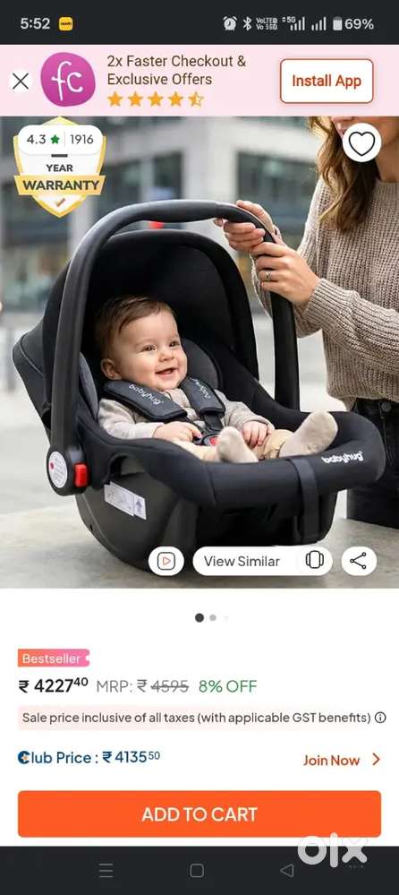 baby carrier 4 in 1
