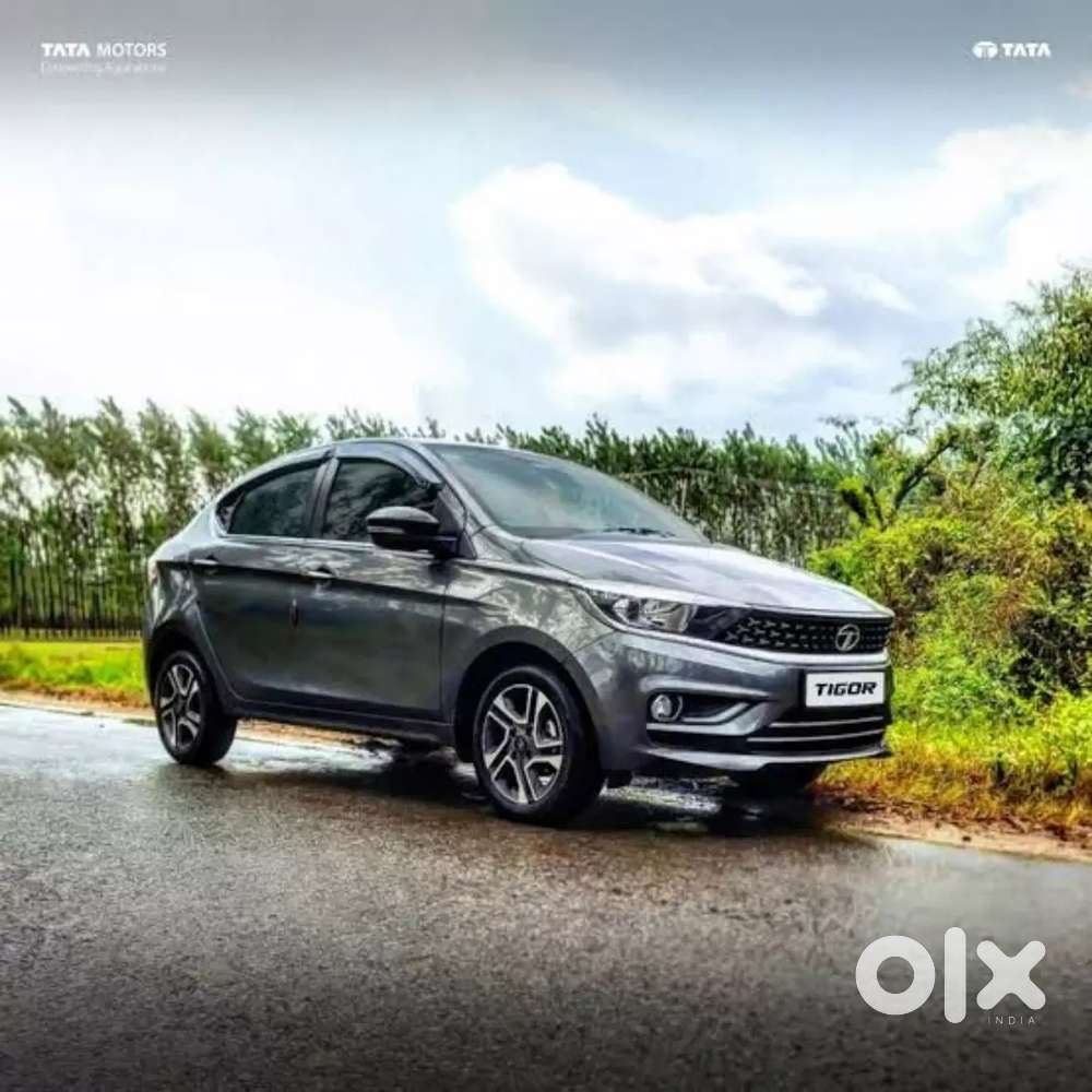Tata Tigor Xz 2022 Pure Petrol Daytona Grey Color