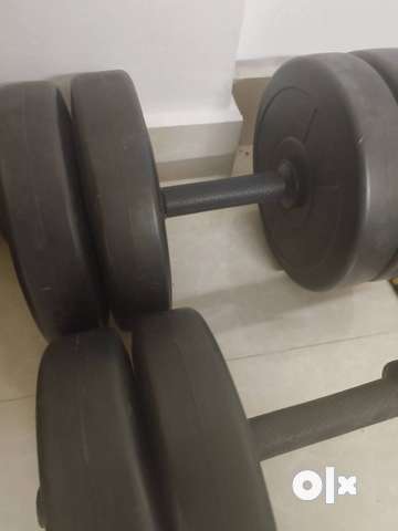 Gym dumbbell set urgent sale. 22 Kg Gym Fitness 1782038657