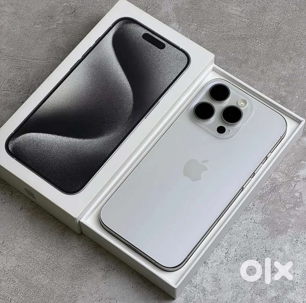 APPLE IPHONE DASHERA OFFER 15PROMAX WHITE COLOUR BOX PACK WITH BILL AV