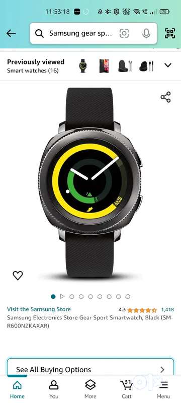 Samsung gear sale s olx