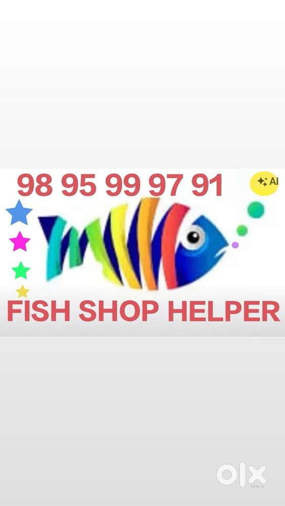 Fish Shop Helper and All Rounder.3 wheel goods driving ariyanam