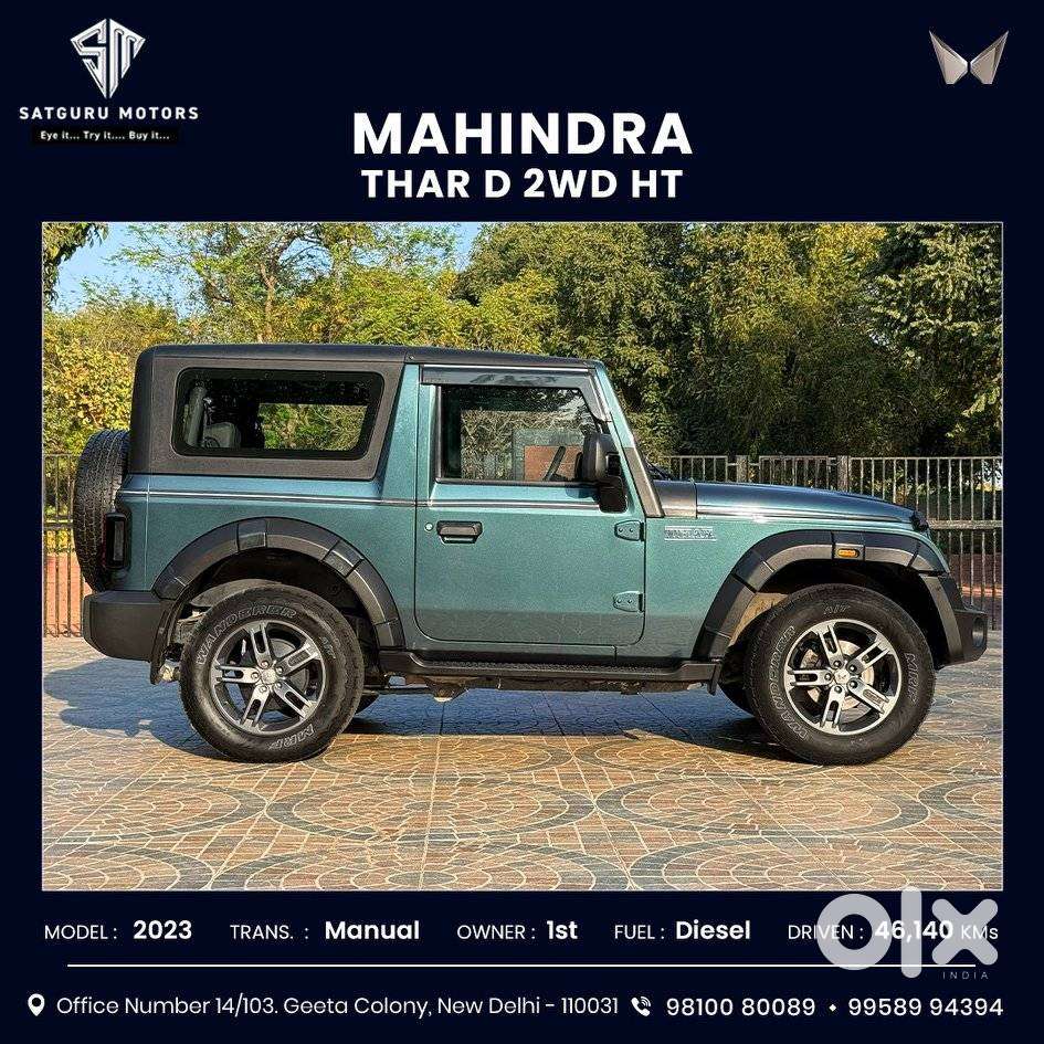 Mahindra Thar Lx Hard Top Diesel Mt Rwd, 2023, Diesel