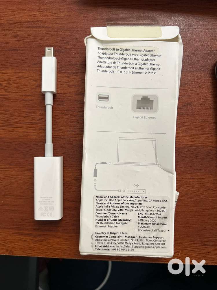 Apple Thunderbolt to Gigabit Ethernet Adapter