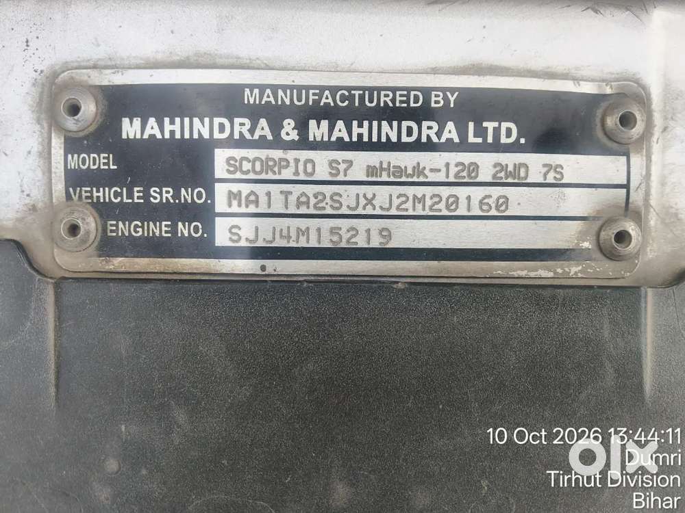 Mahindra Scorpio Diesel 2019 S7