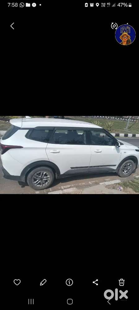 Kia Carens Diesel Manual 2023 .non Accidenal  All Original 97000 Kms