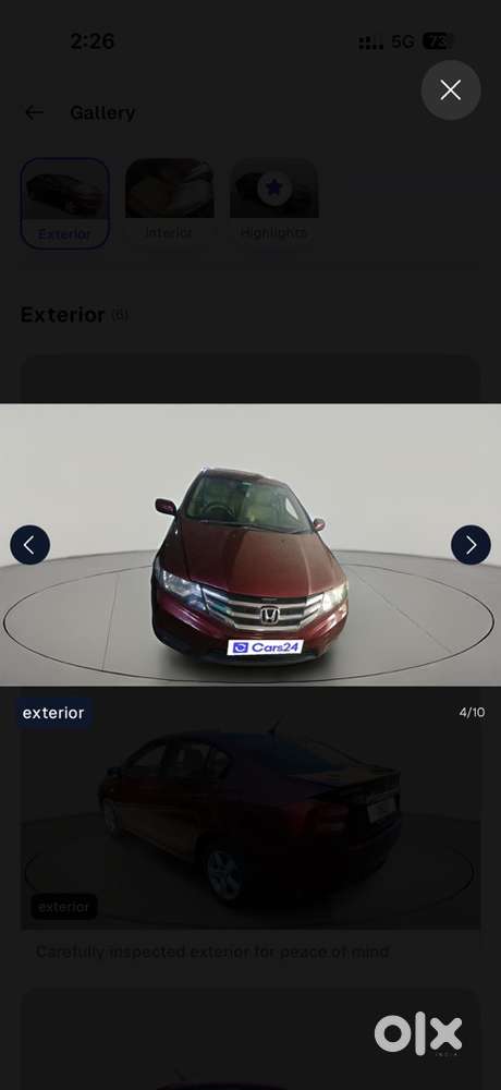 Honda City Petrol Mt 2013
