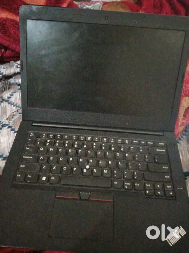 ThinkPad black laptop