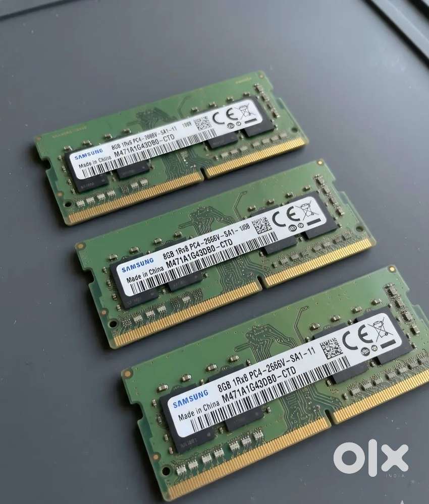 Original Samsung 8GB DDR4 Laptop RAM 2666MHz (Excellent Condition)