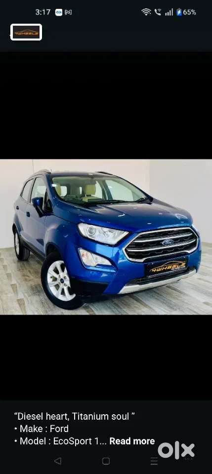 Ford Ecosport [ ] 1.5 Tdci Titanium (o), 2020, Diesel