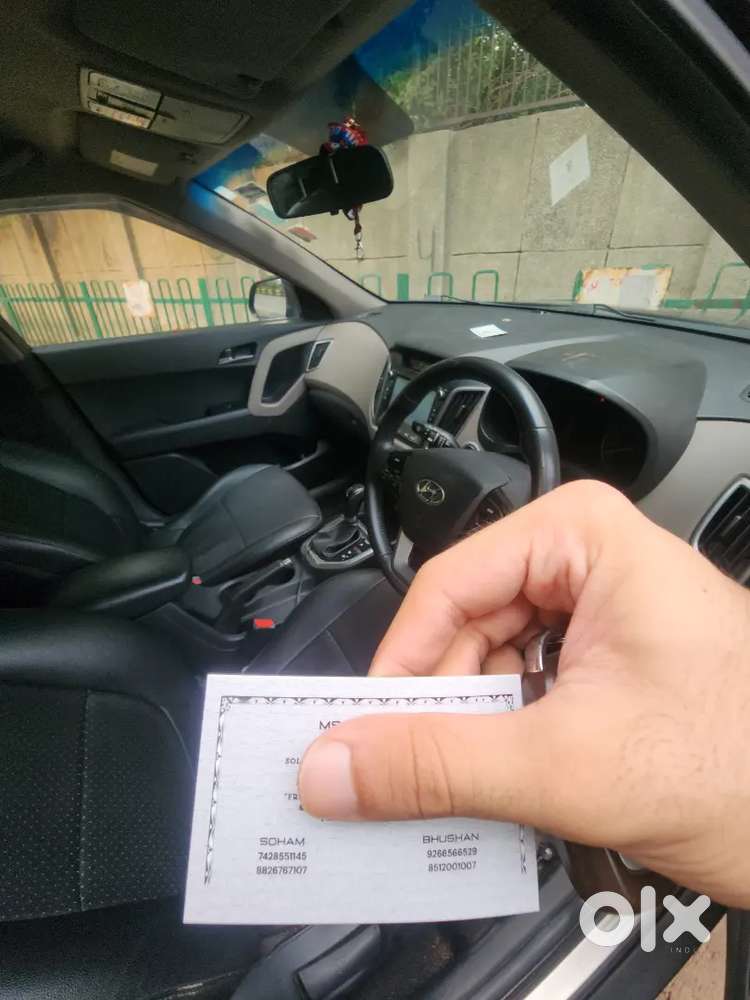 Black Hyundai Creta Petrol 2018 New Condition