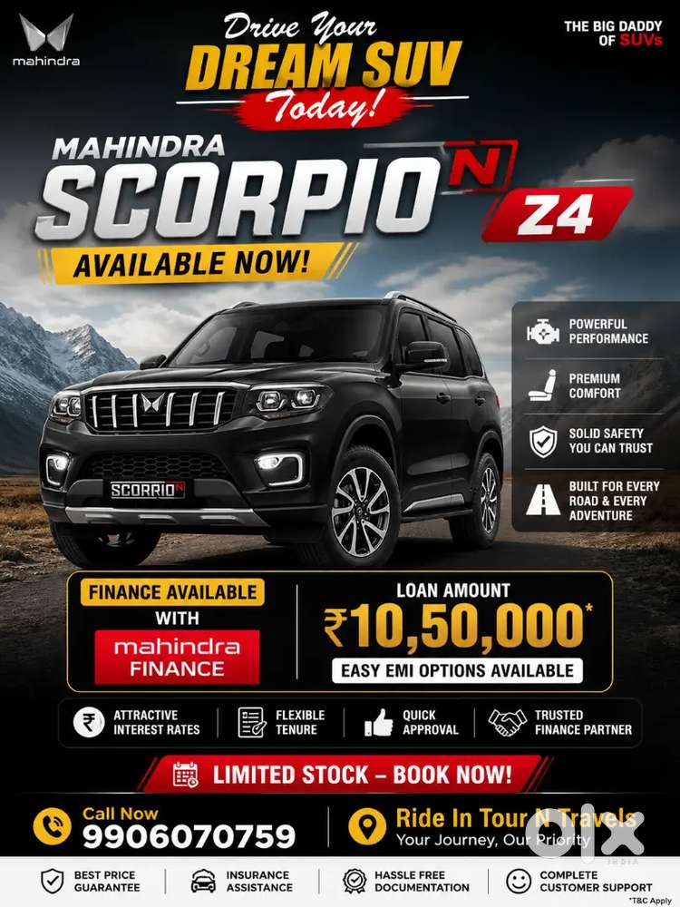 I Wanna Sell My Mahindra Scarpio N Z4