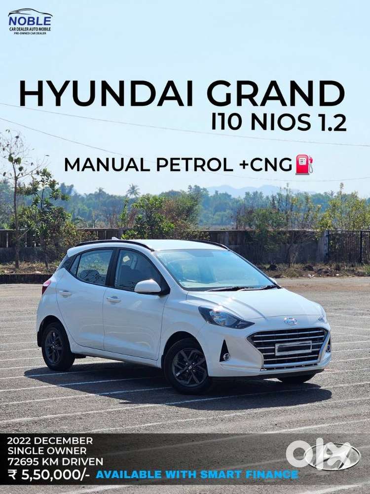 Hyundai Grand I10 Nios Sportz 1.2 Kappa Cng, 2022, Petrol