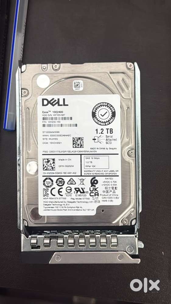 Dell 1.2TB SAS 10K 2.5 HDD (ST1200MM0099 / G2G54) with tray - Sealed,
