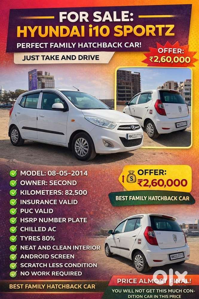 Hyundai Petrol Car 2014 Just Take And Drive Condition