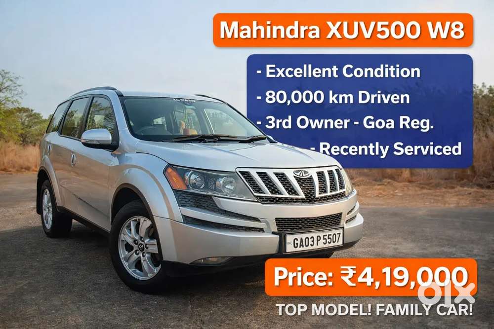 Xuv500 W8 Top Model  Showroom Condition  Best Deal  Goa
