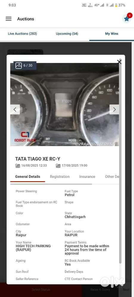 Tata Tiago 2020 Petrol 3600 Km Driven