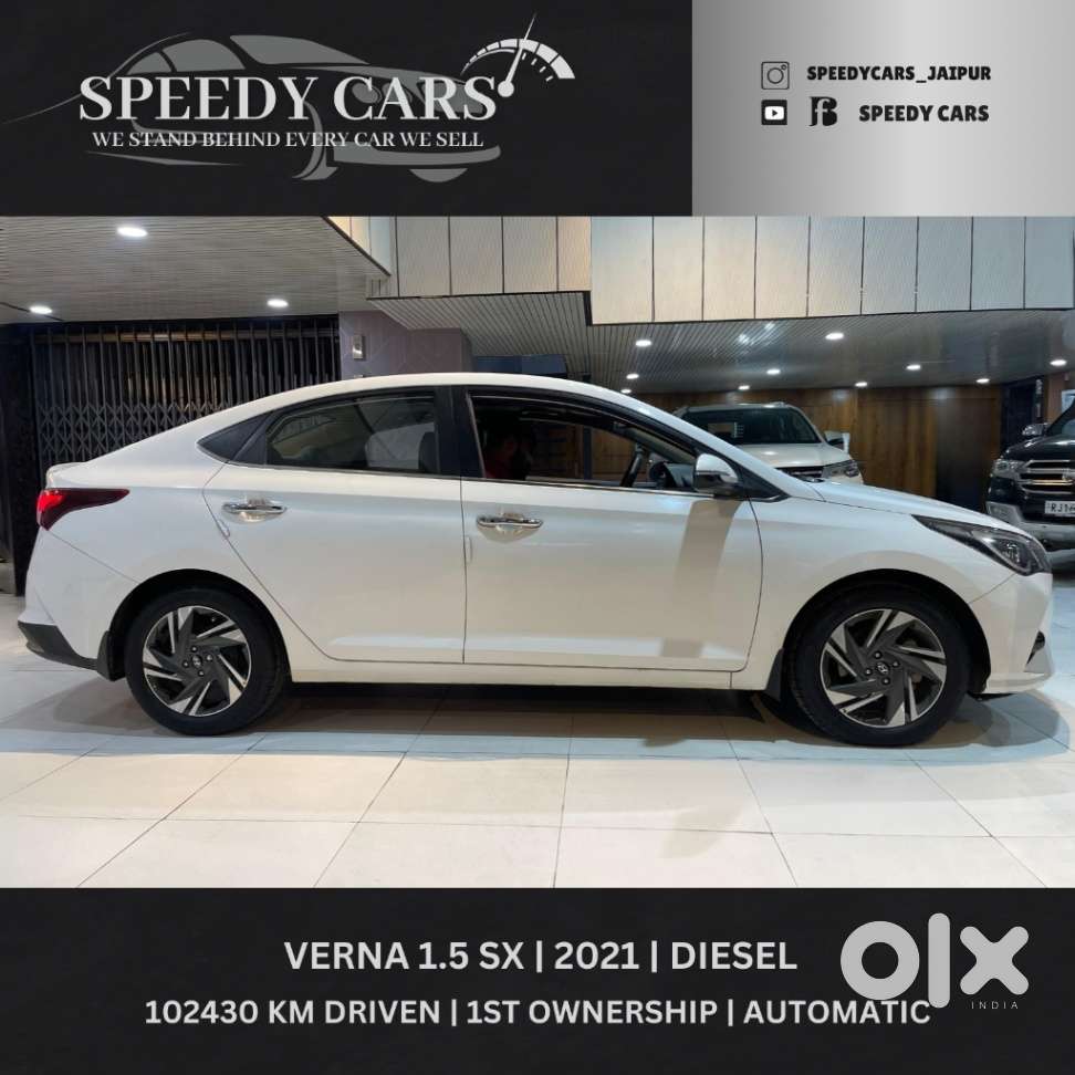 Hyundai Verna 1.5 Sx Diesel At, 2021, Diesel