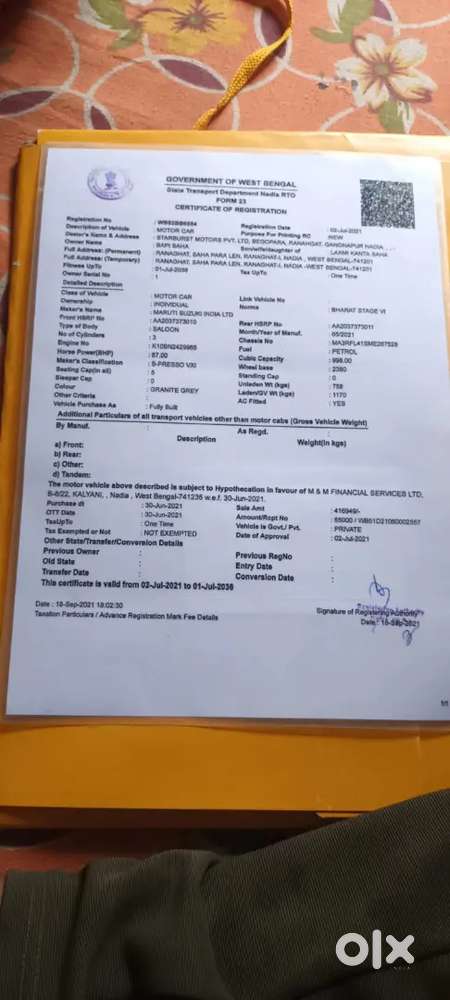 Maruti Suzuki S-presso 2021 Petrol 6500 Km Driven