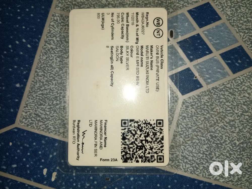 Maruti Suzuki Omni 2017 Petrol 96616 Km Driven,