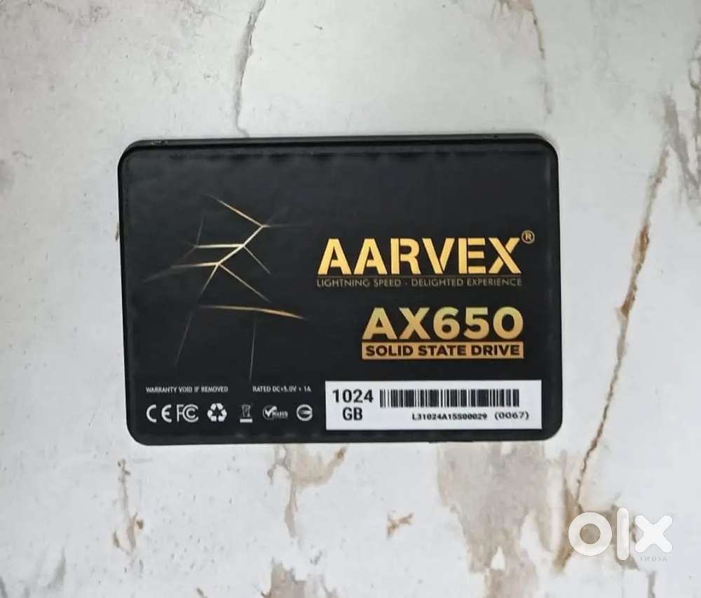 *Ad Title* : 
1TB SSD For Sale

*Description* :
Brand : Aarvex
Lightni