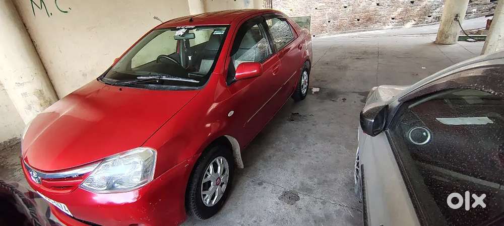 Toyota Etios (red) - Hp 03 Registered - Well Maintained Car For Sale