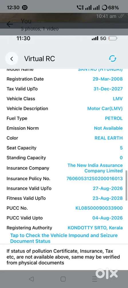 Hyundai Santro Xing 2008