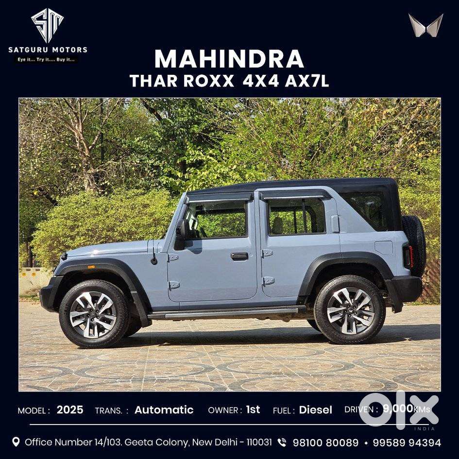 Mahindra Thar Roxx Ax7 L Diesel At 4wd, 2025, Diesel