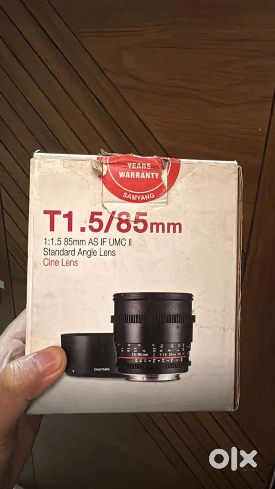Samyang 85mm f1.5 manual cine lens