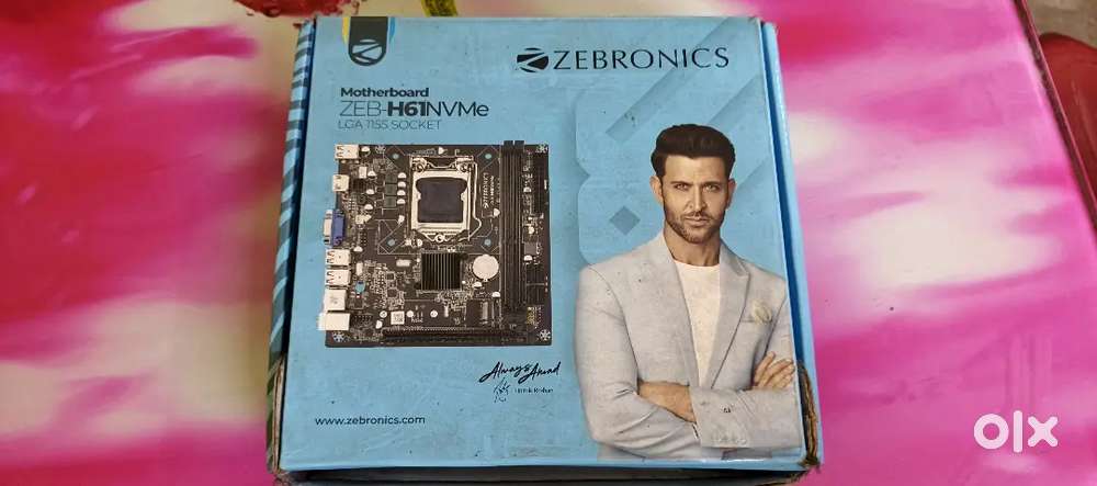 Zebronics H61 Motherboard + 8GB DDR3 RAM  LGA 1155