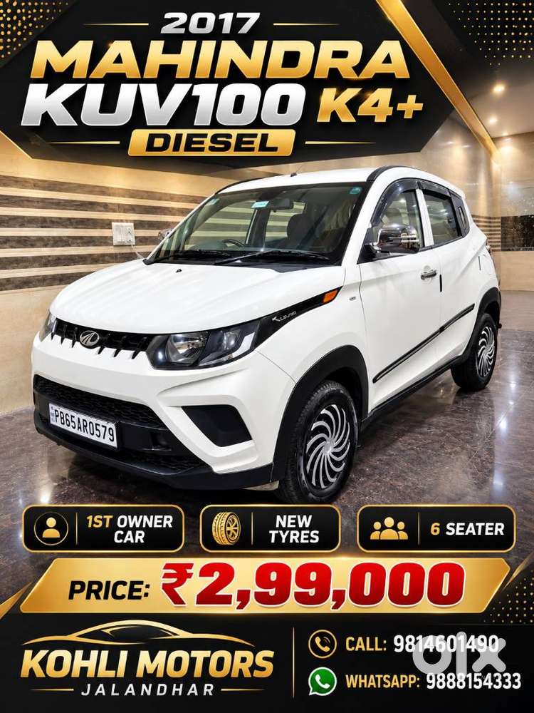 Mahindra Kuv 100 Mahindra-kuv-100-d75-k4-plus, 2017, Diesel