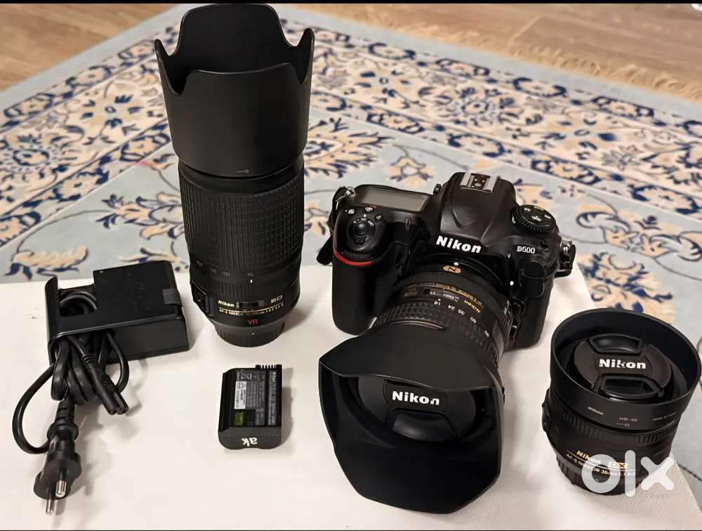 Nikon Cameras Nikon D500 Video Autofocus Nikon D500 DSLR With Lens