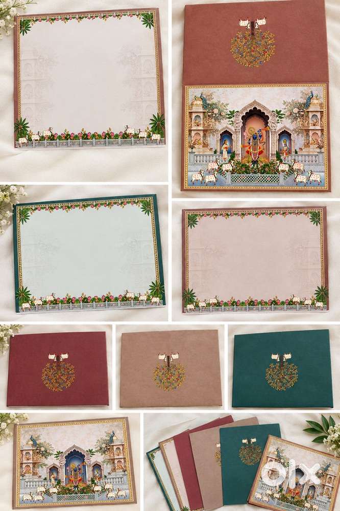 Traditional Indian wedding Invitation Card