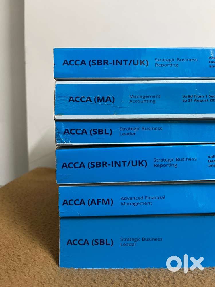 ACCA Kaplan study text, exam kit, pocket notes