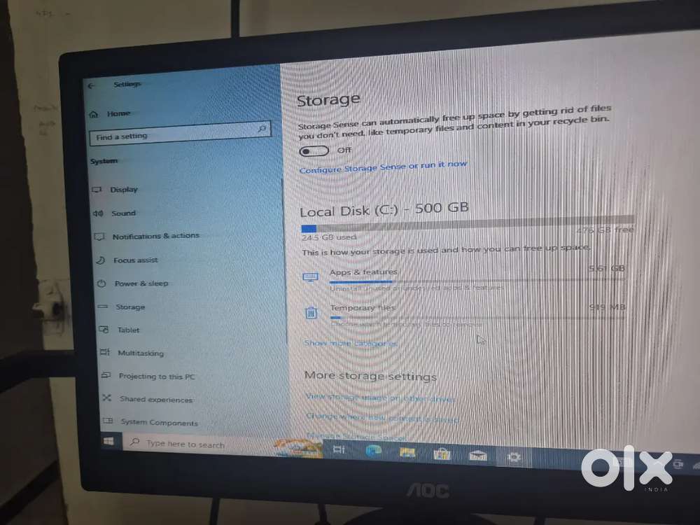 Intel R core TM I5 2500K CPU @3.3 GHZ