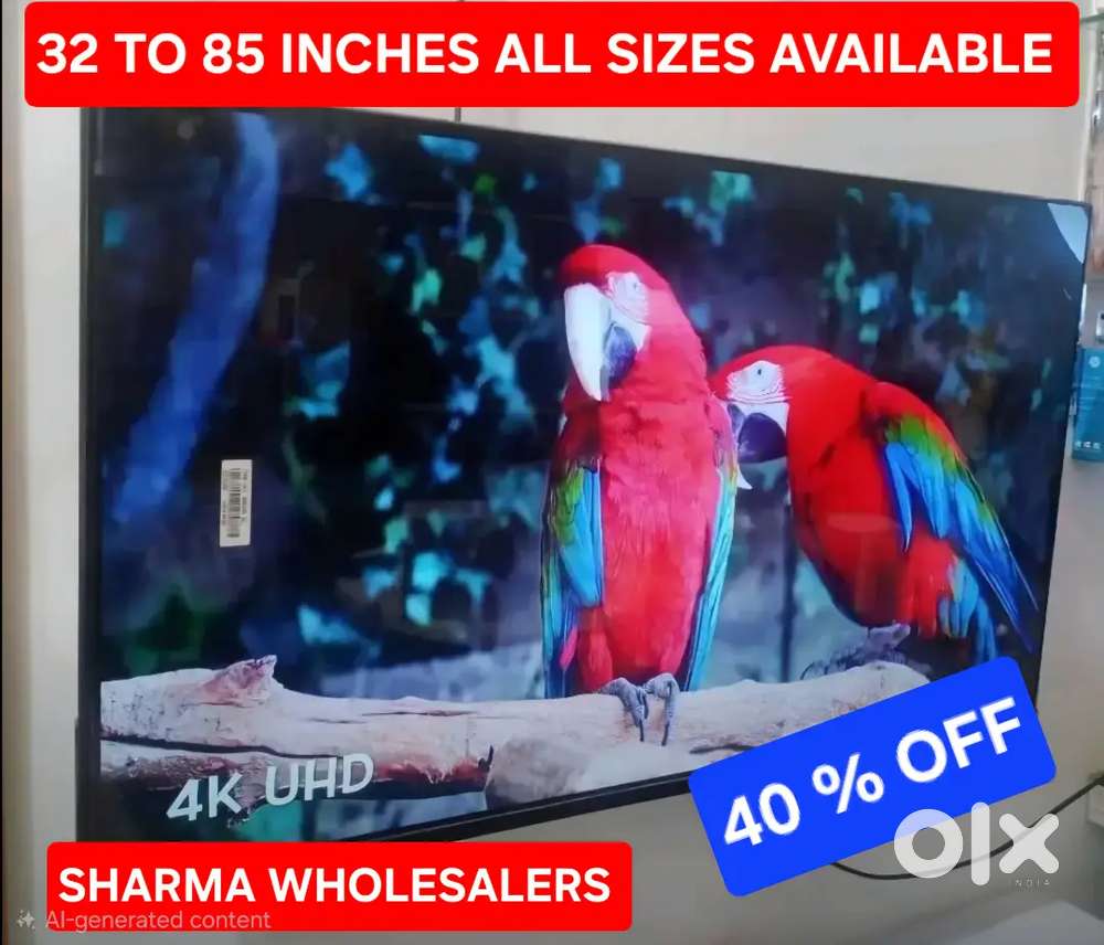 ULTRA SMART LED TV WEBOS 4K VOICE REMOTE 2 YEARS REPLACEMENT GUARANTEE