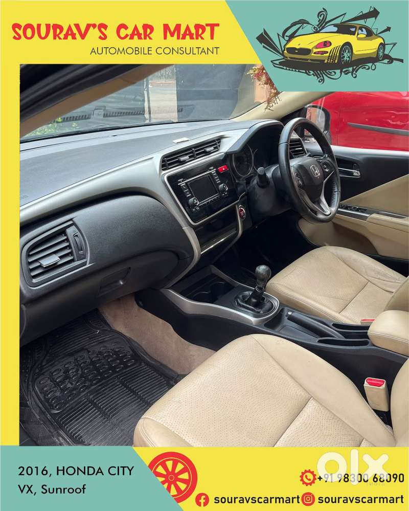 Honda City I Vtec Vx Option, 2016, Petrol