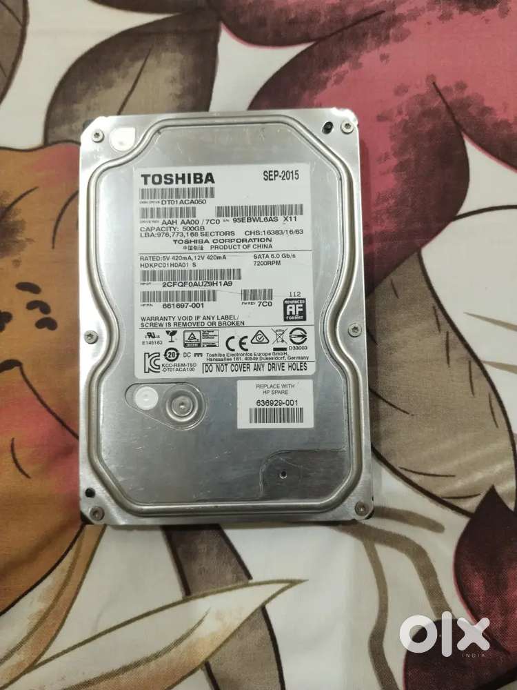 Harddisk 500GB + core 2 duo combo